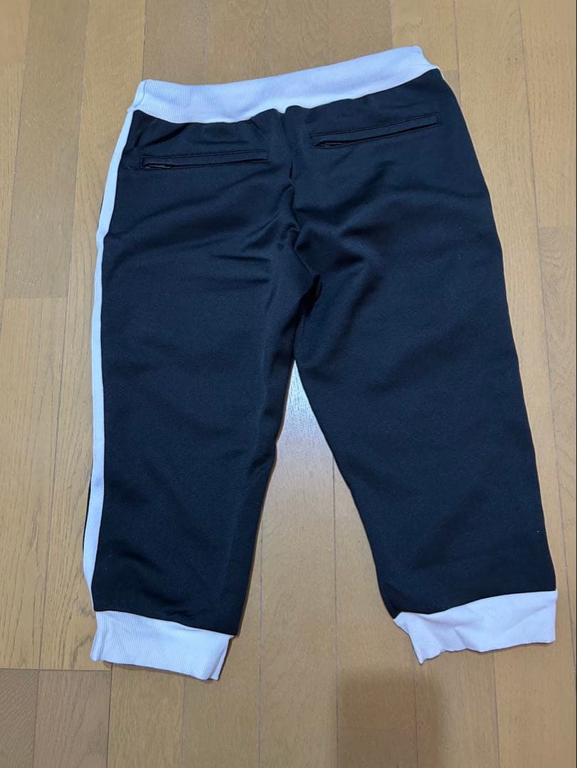 Dロゴ ハーフパンツ／ショートパンツ ブラック×ホワイト