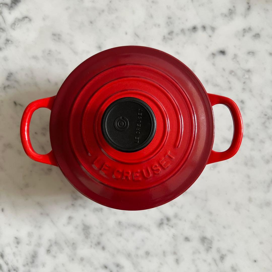 ル・クルーゼ Le Creuset ココットロンド 14cm&ラムカン2個セット