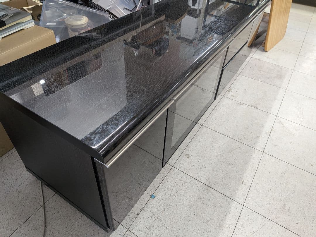 ニトリ　テレビボード　ポスティア150　ブラック