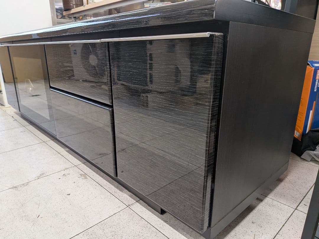 ニトリ　テレビボード　ポスティア150　ブラック