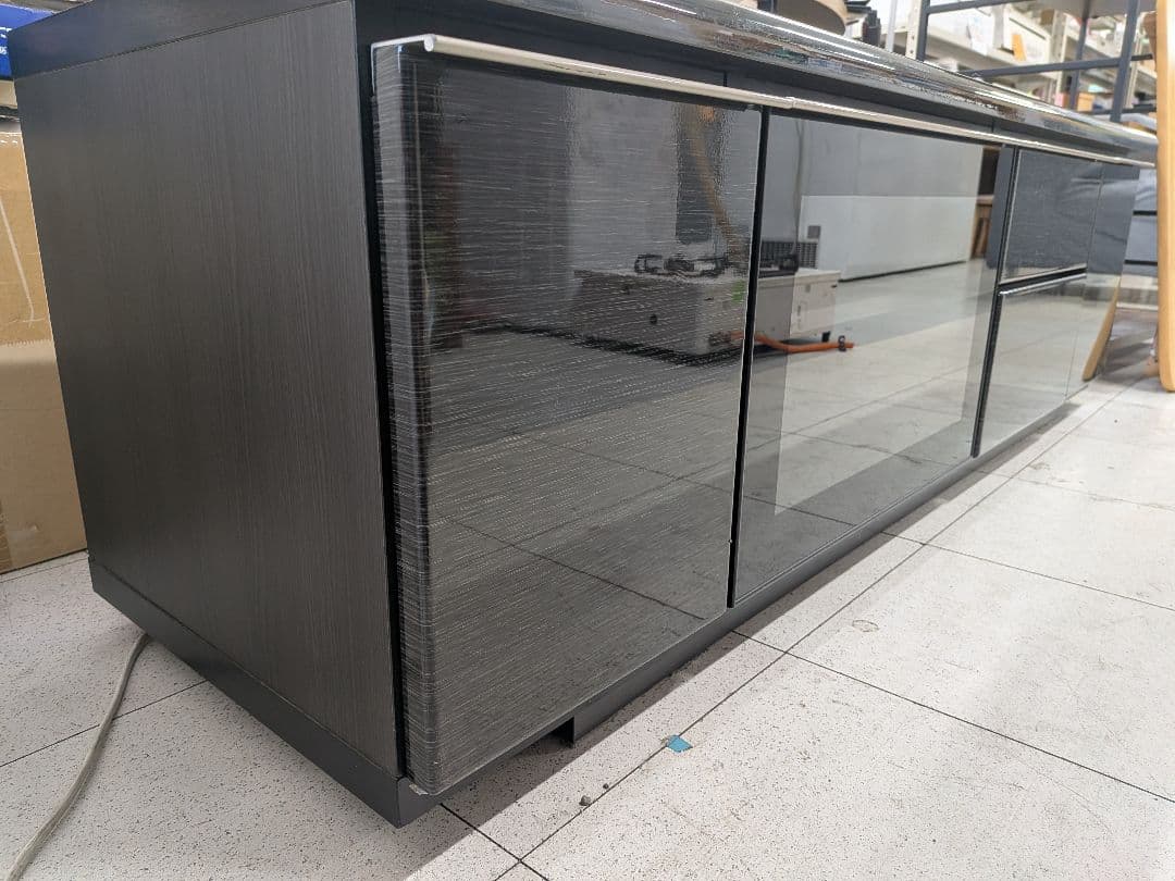 ニトリ　テレビボード　ポスティア150　ブラック