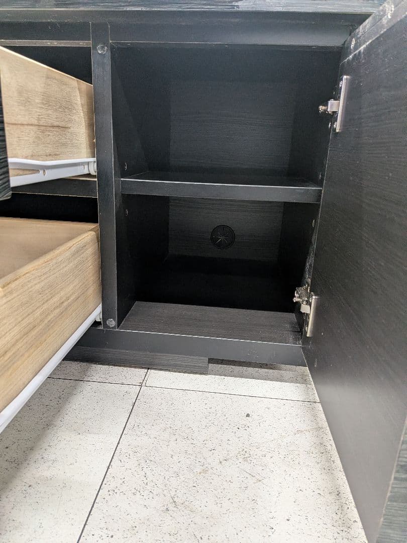 ニトリ　テレビボード　ポスティア150　ブラック