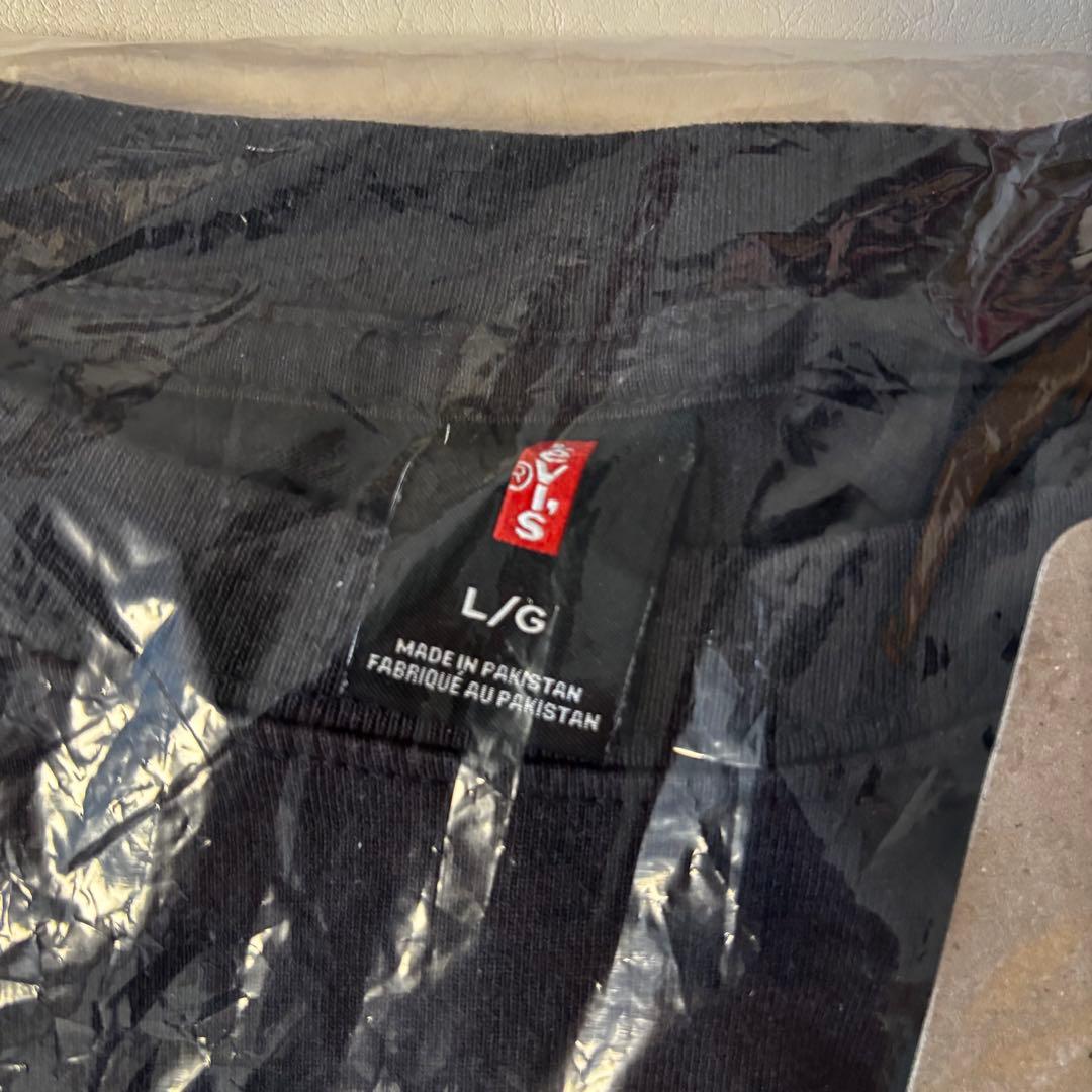 希少サイズ　LEVI'S x OASIS　DECA LOGO Tシャツ 黒　L