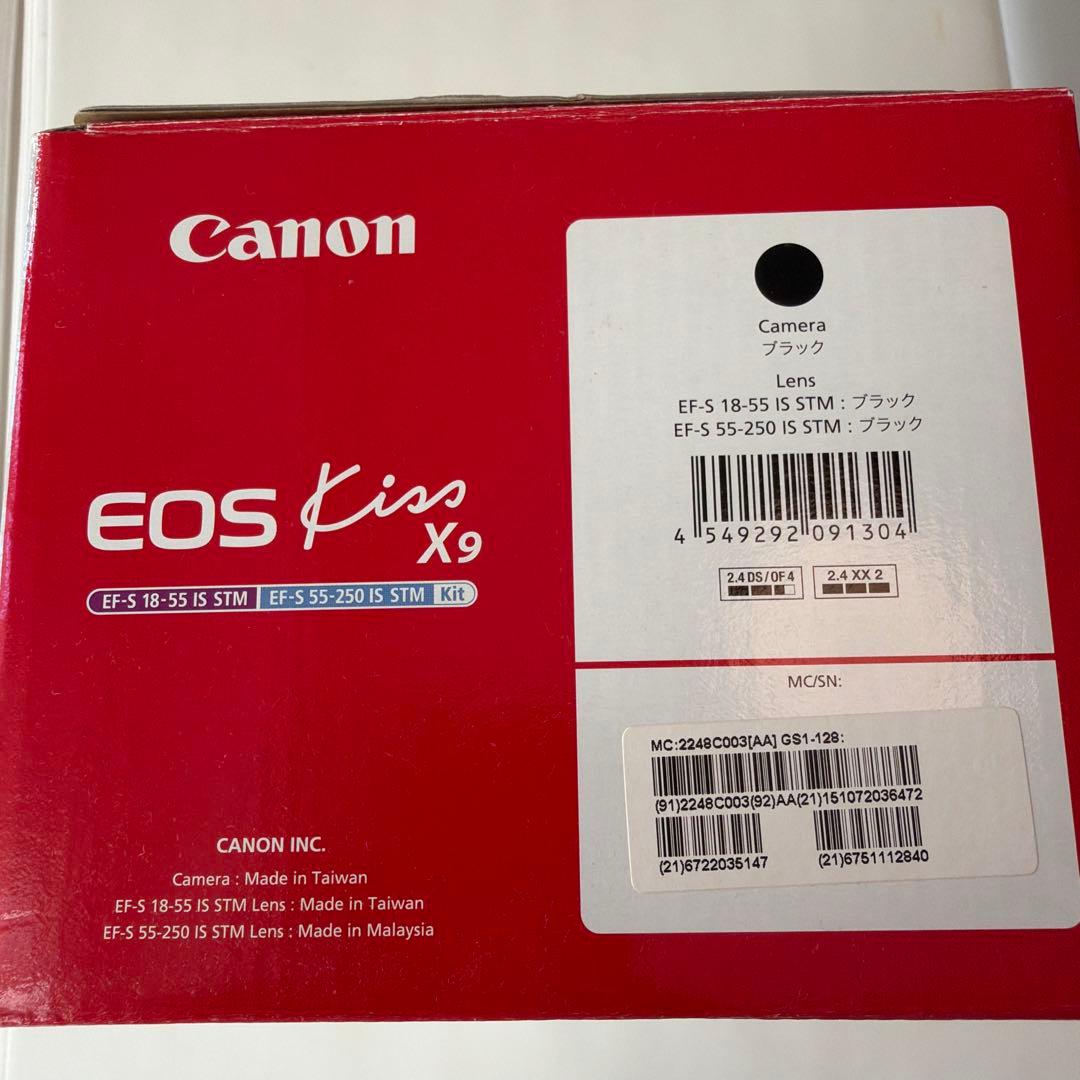 【サト】Canon EOS KISS X9 レンズ2本付きキット