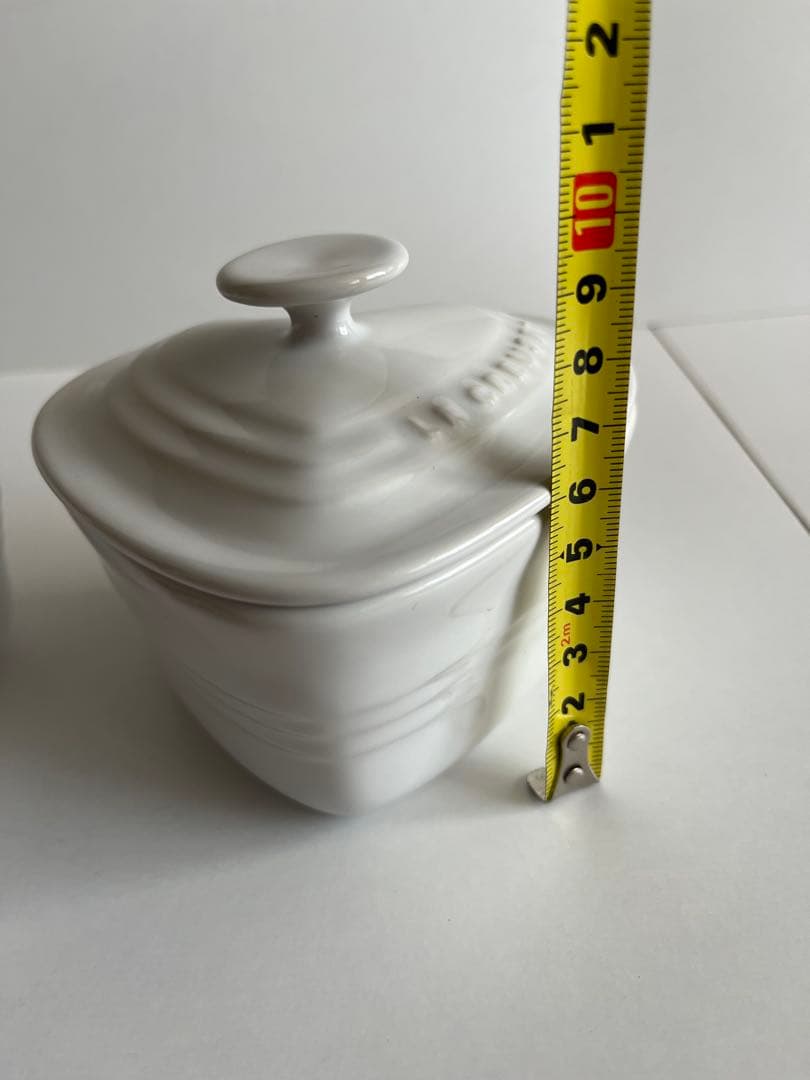 ルクルーゼ　ラムカンダムール　L ホワイト　おまとめ4個