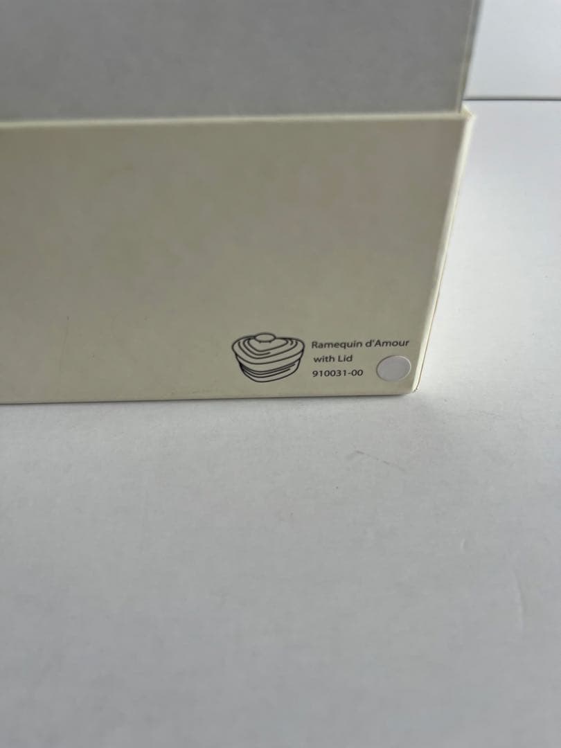 ルクルーゼ　ラムカンダムール　L ホワイト　おまとめ4個