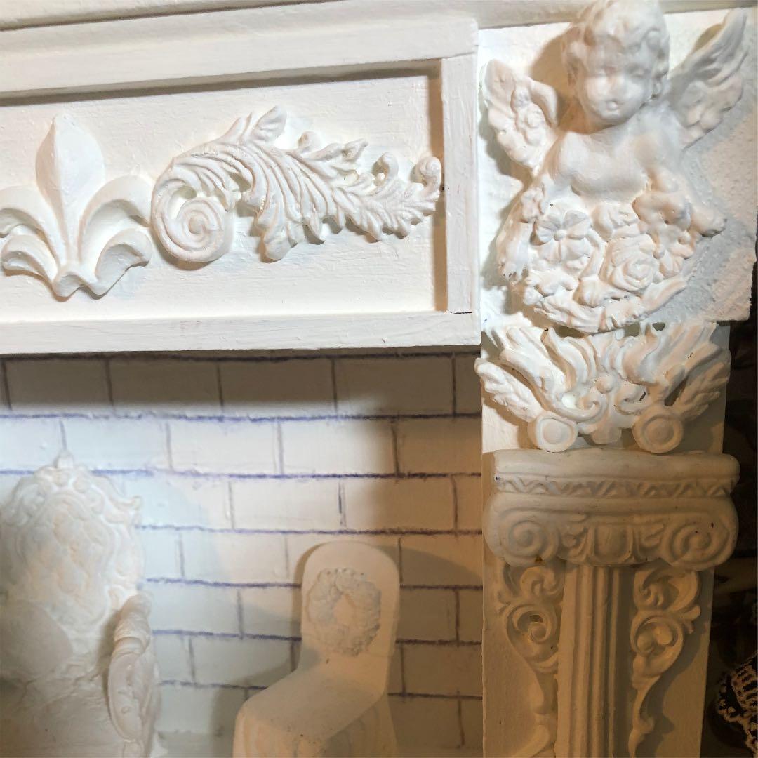 p様お纏め専用❤️ブライス　マントルピース　ホワイト　ローソク２本付