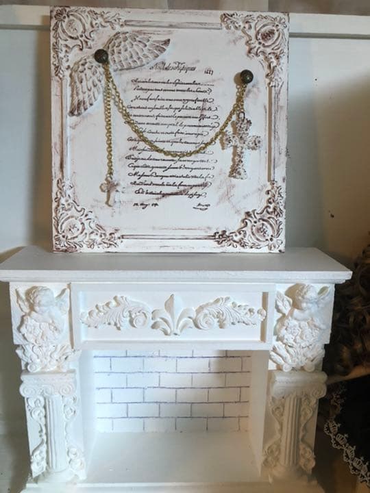 p様お纏め専用❤️ブライス　マントルピース　ホワイト　ローソク２本付