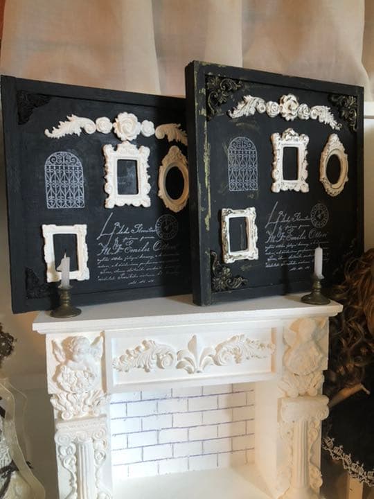 p様お纏め専用❤️ブライス　マントルピース　ホワイト　ローソク２本付