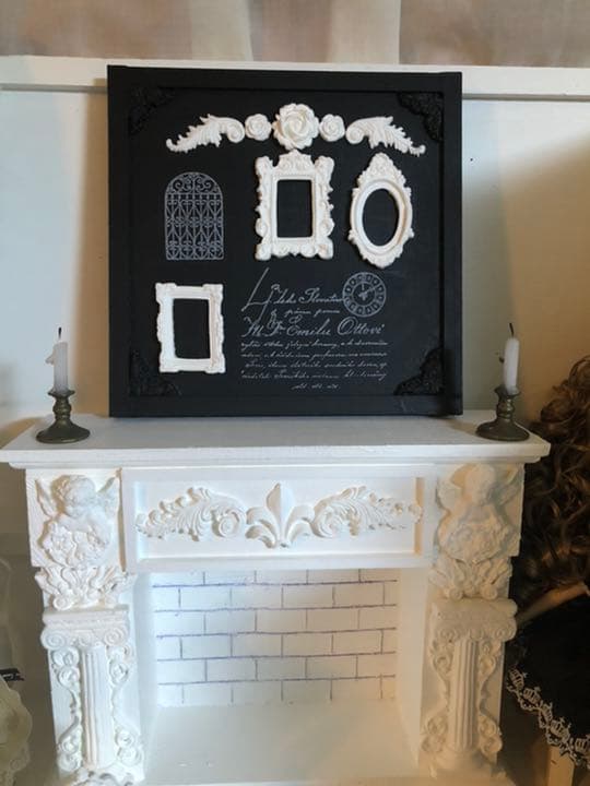 p様お纏め専用❤️ブライス　マントルピース　ホワイト　ローソク２本付