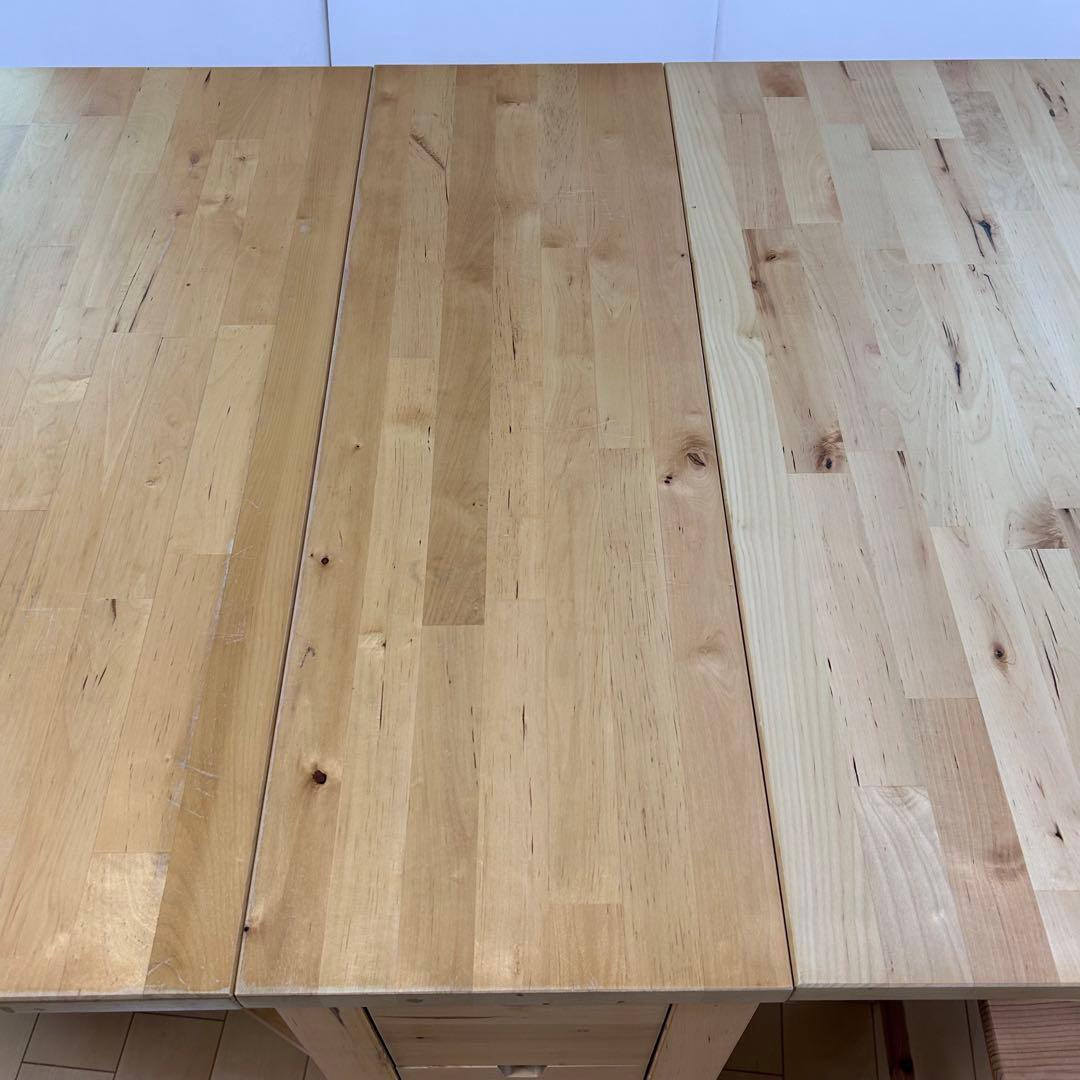 IKEA NORDENノールデン 折り畳みダイニングテーブル　チェア2バタフライ