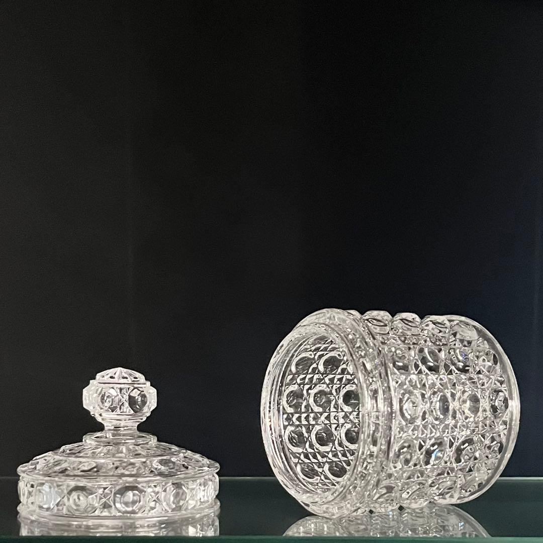 BACCARAT バカラ/※ 刻印有 美品　ディアマン　蓋物