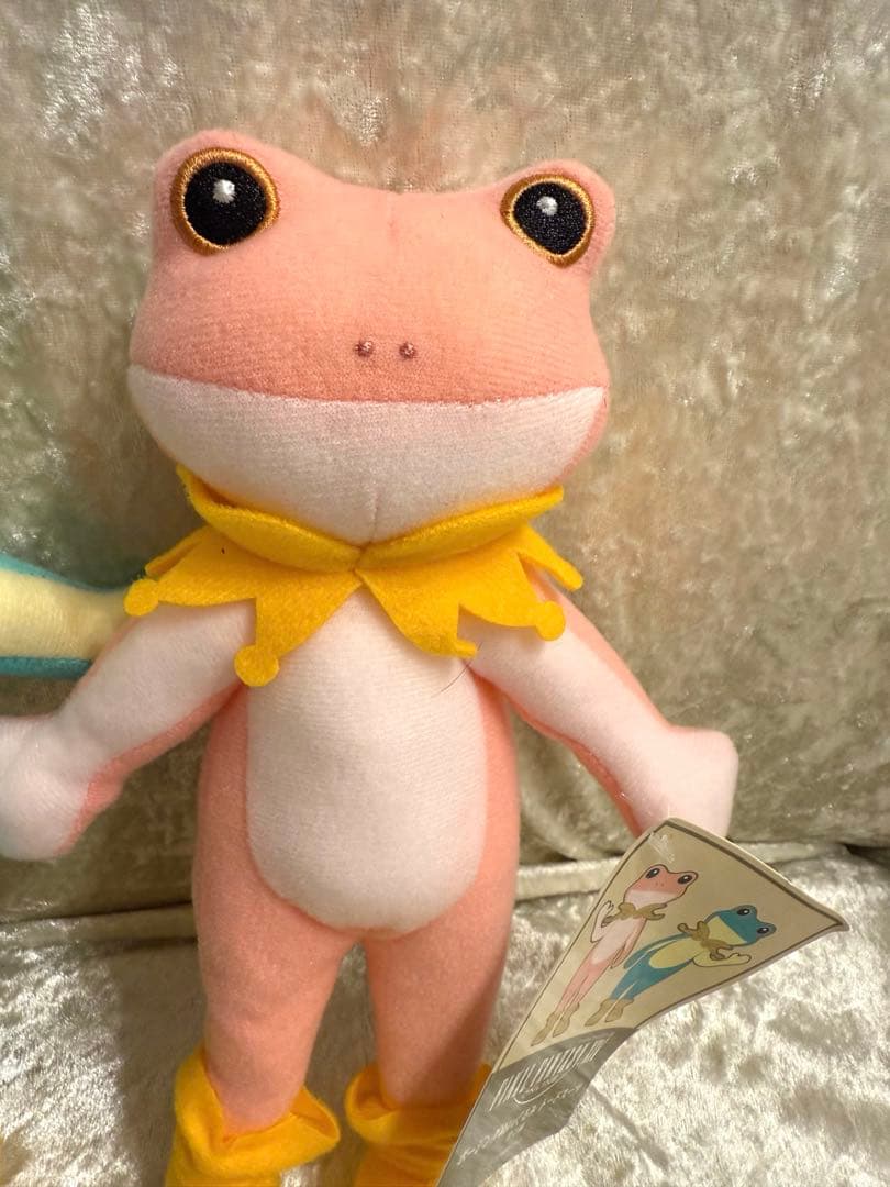 ファイナルファンタジー14 ポージングぬいぐるみ　トードスーツ　グリーン　ピンク