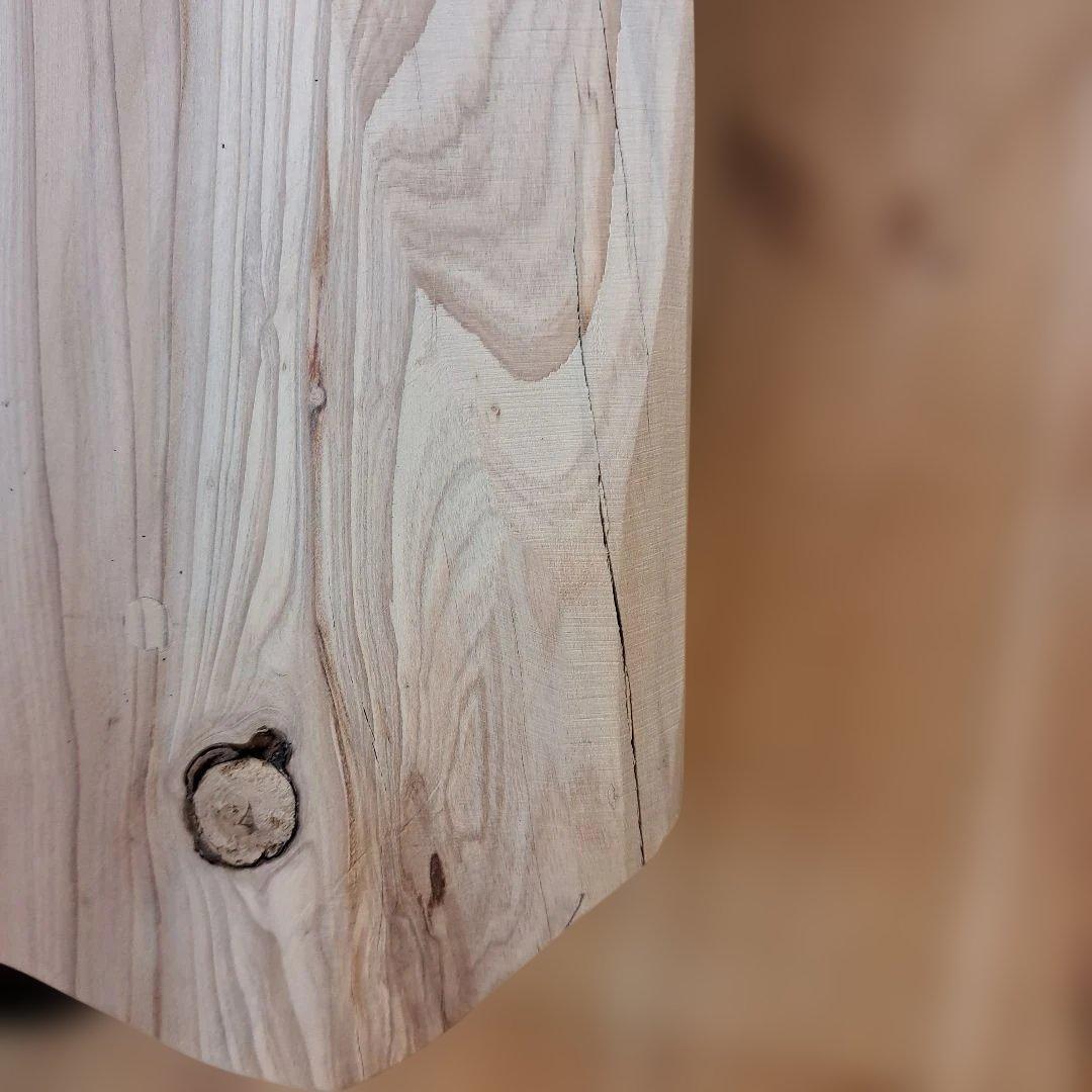 杉無垢 自然な形状 椅子 チェアー 腰掛け 植物置き台 テーブル