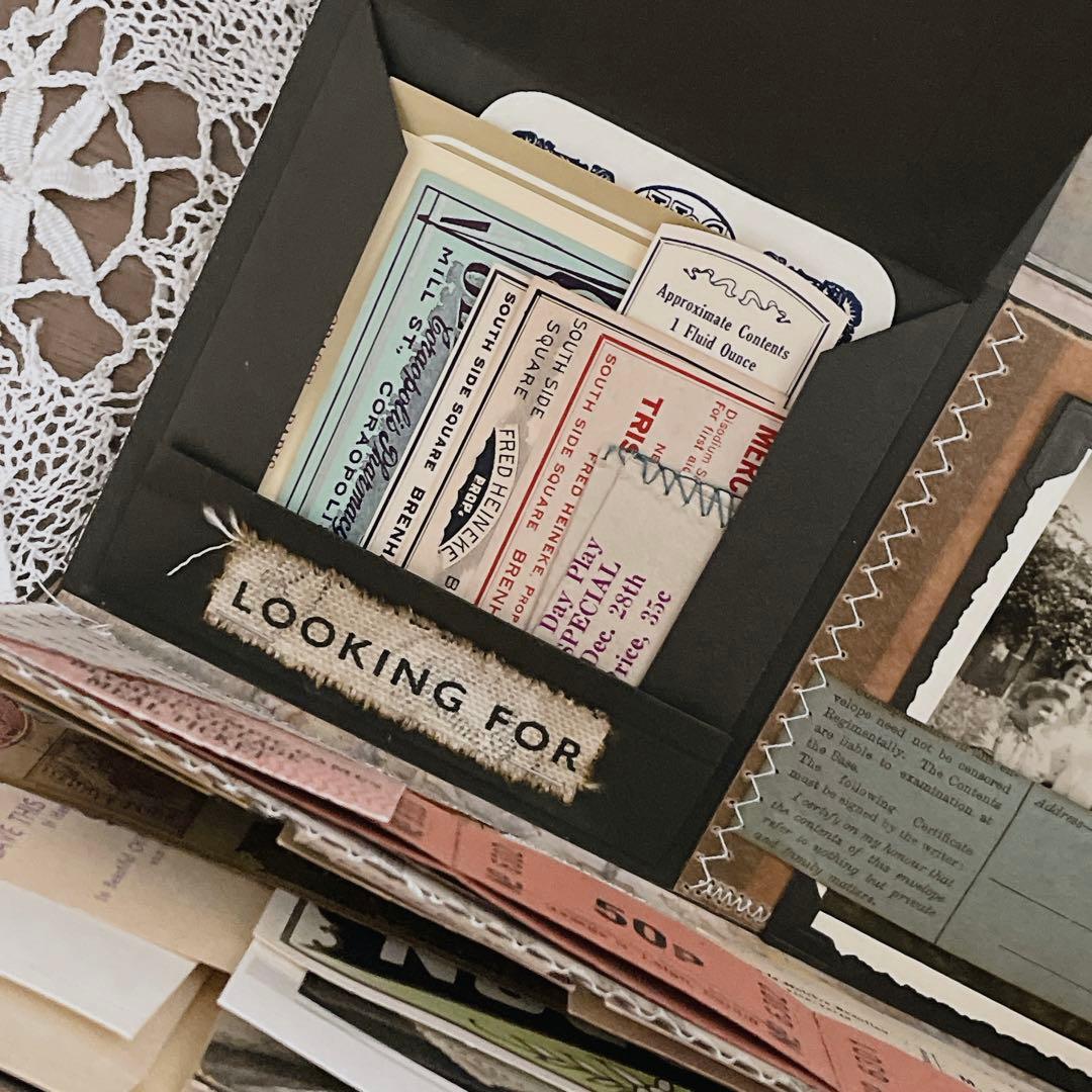 ①ジャンクジャーナル　おすそ分けファイル　ヴィンテージ紙ものセット