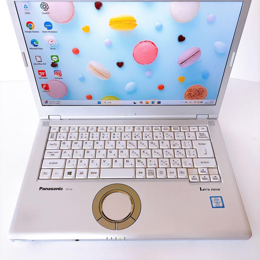 レッツノート LV7 Core i5 第8世代 SSD256 14インチ