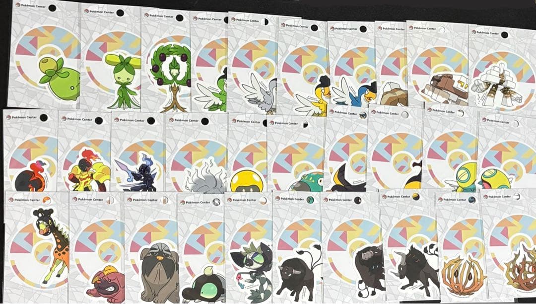 ポケモン　貼って剥がせるステッカー まとめ パルデア スカーレット バイオレット
