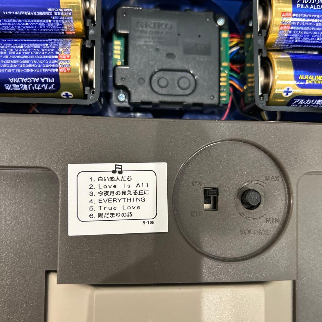 SEIKO 音楽ボックス壁掛け時計 約35から45センチ