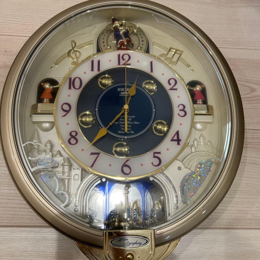 SEIKO 音楽ボックス壁掛け時計 約35から45センチ