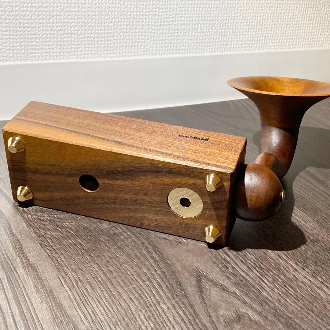【良品】Ollim speaker 電源不要 スマホスピーカー　木製　完売品