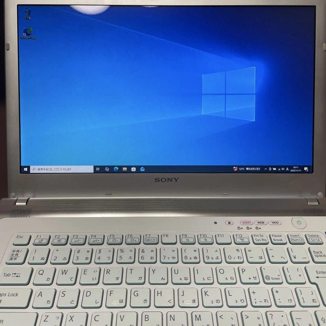 Sony VAIO SVE14A3AJ ノートパソコン　Windows10