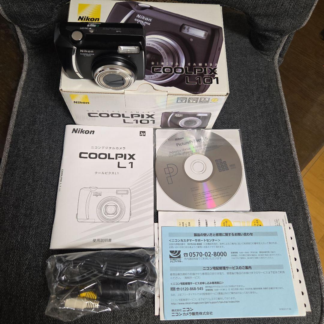 【美品】ニコンNikon　COOLPIX　L101 デジタルカメラ　動作品
