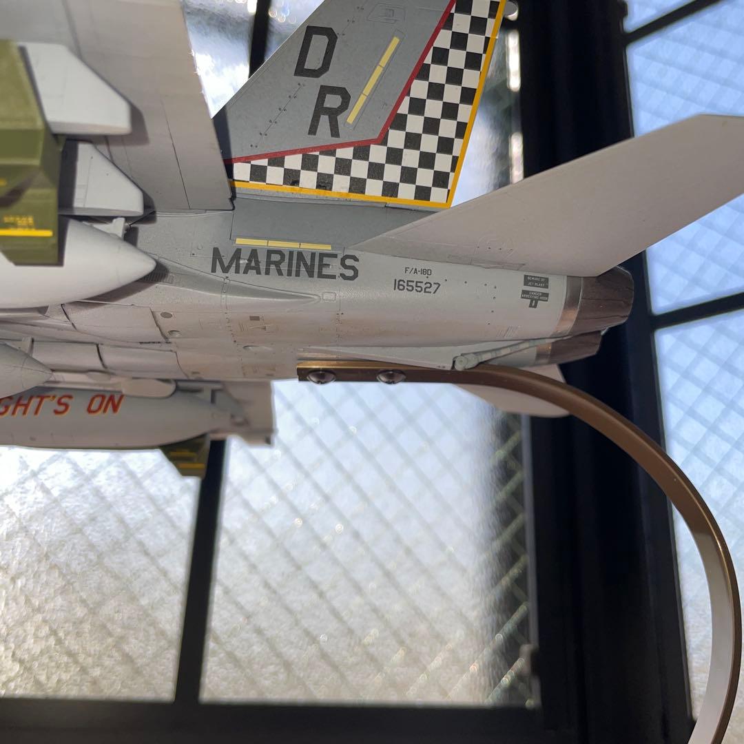 ハセガワ製1／48F/A-18Dレガシーホーネットプラモデル完成品