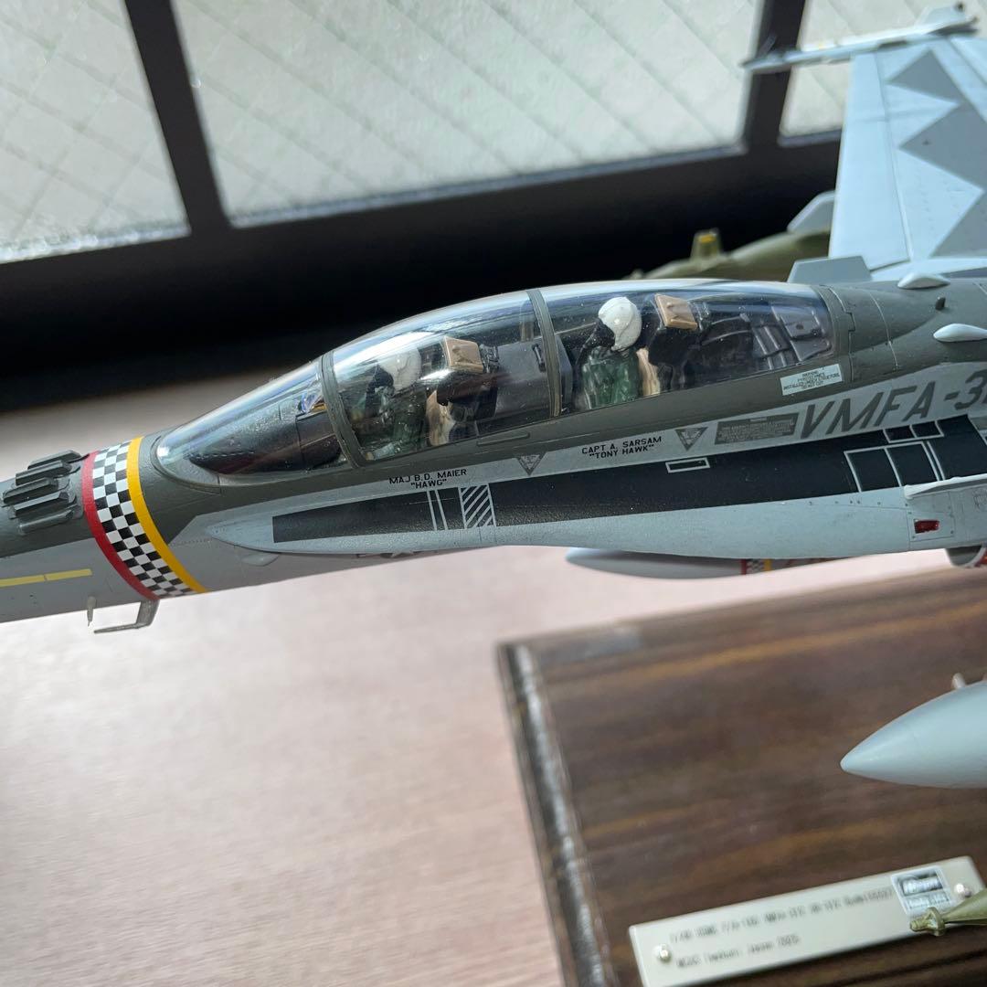 ハセガワ製1／48F/A-18Dレガシーホーネットプラモデル完成品