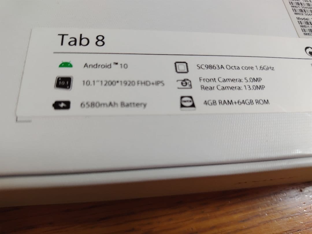 Blackview☆Androidタブレット☆ホワイト☆美品☆ブラックビュー☆