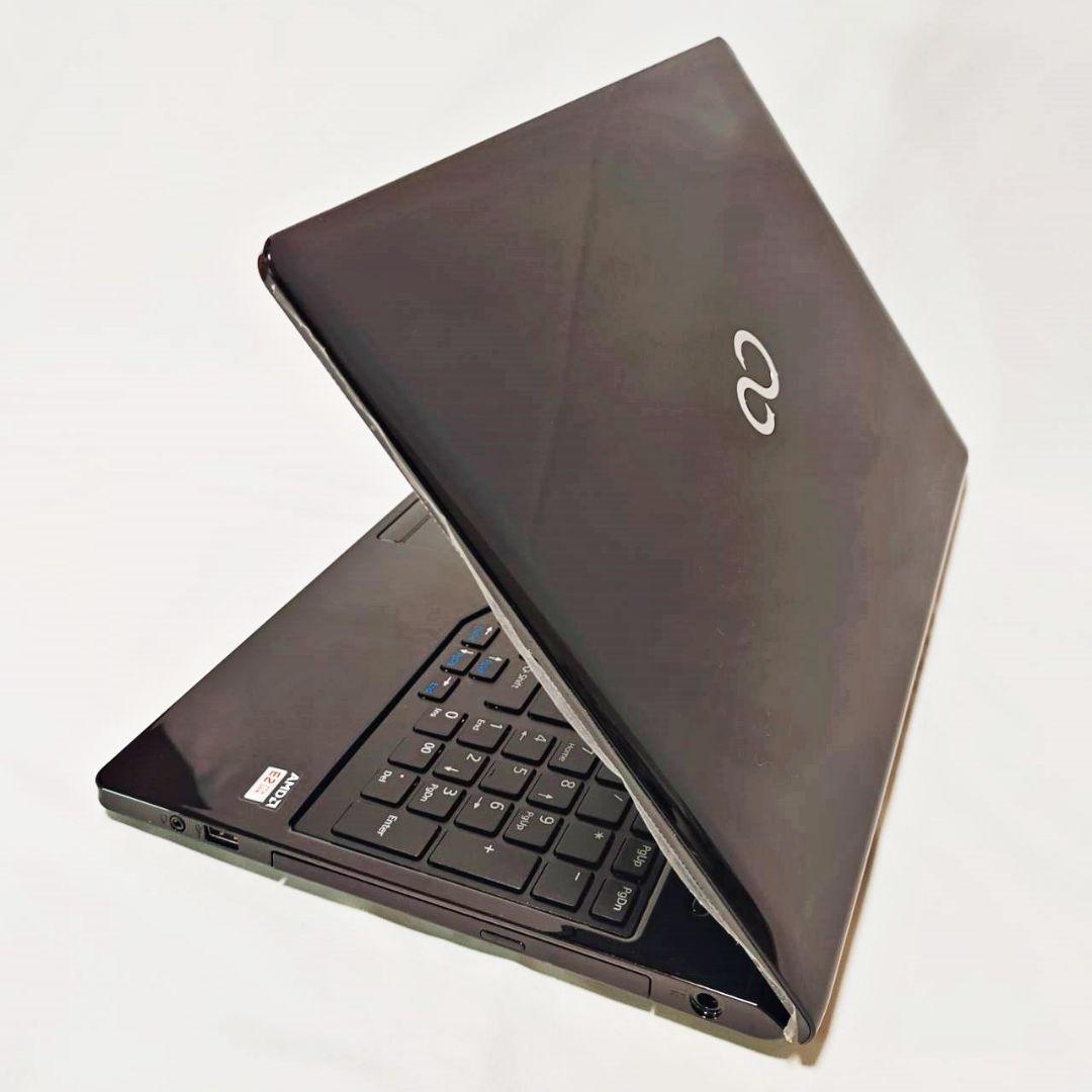 【訳あり】美品✨️薄型スリム✨メモリ8G・SSD256✨FUJITSUノートPC