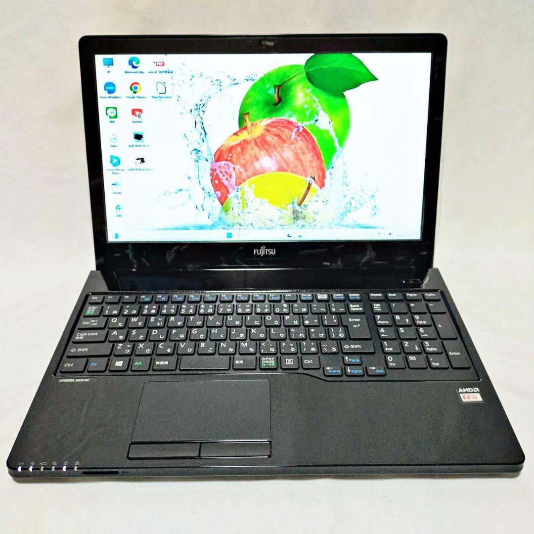 【訳あり】美品✨️薄型スリム✨メモリ8G・SSD256✨FUJITSUノートPC
