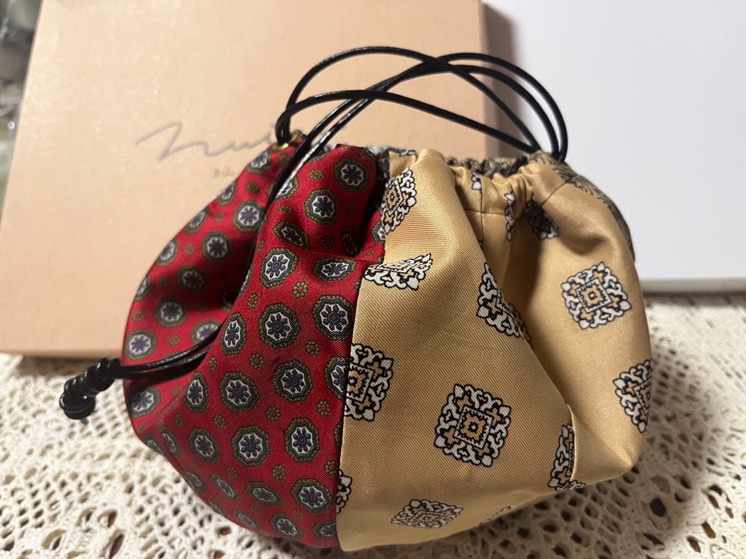 NUIT 巾着　バッグ　ヴィンテージ