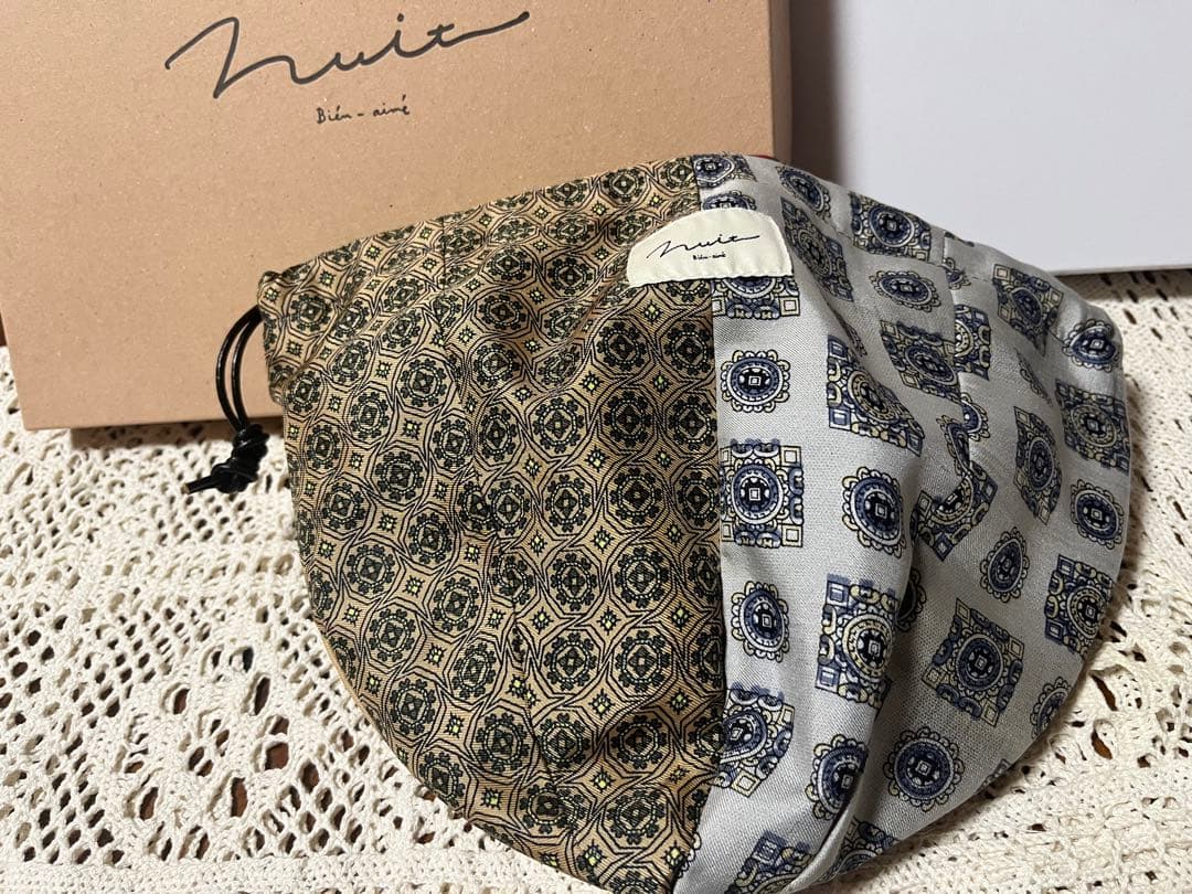 NUIT 巾着　バッグ　ヴィンテージ