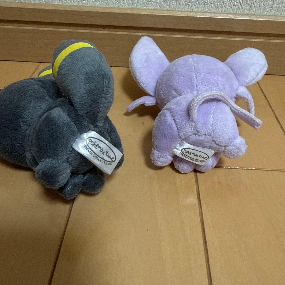 pokemon time マスコット ブラッキー&エーフィ