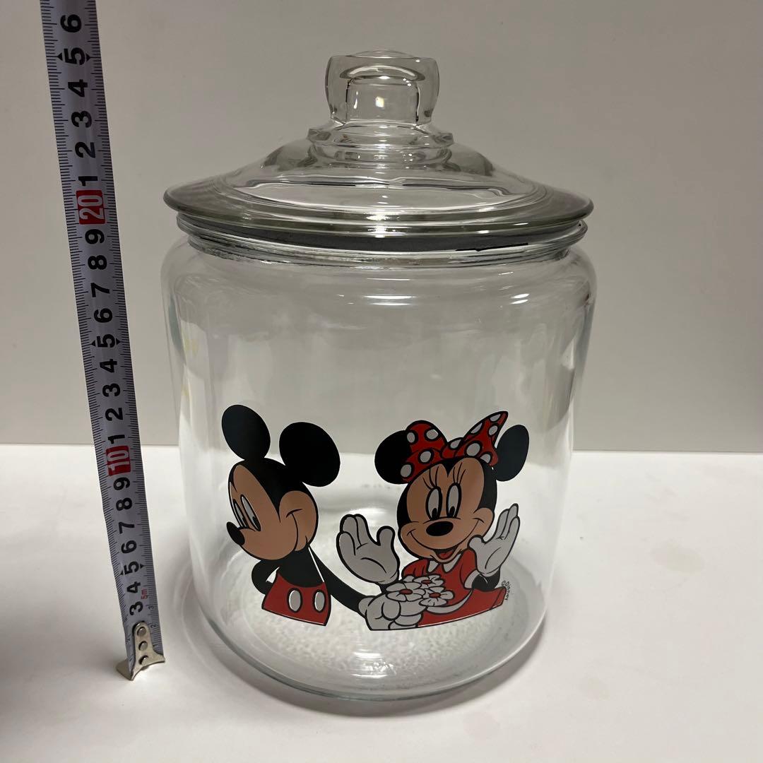 【レトロ】アンカーホッキング　ミッキー&ミニー　クッキージャー　当時物