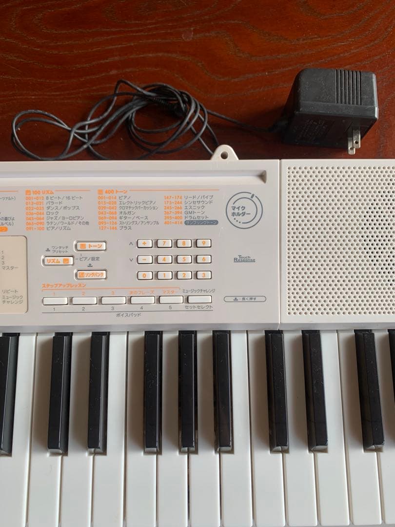 CASIO LK-118 電子キーボード ホワイト