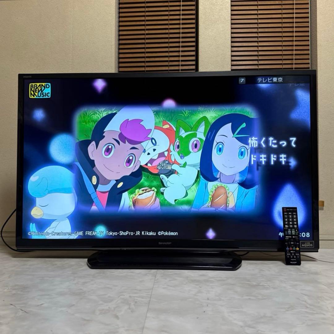 SHARP 46V型ワイド フルハイビジョン液晶テレビ AQUOS 外付機器対応