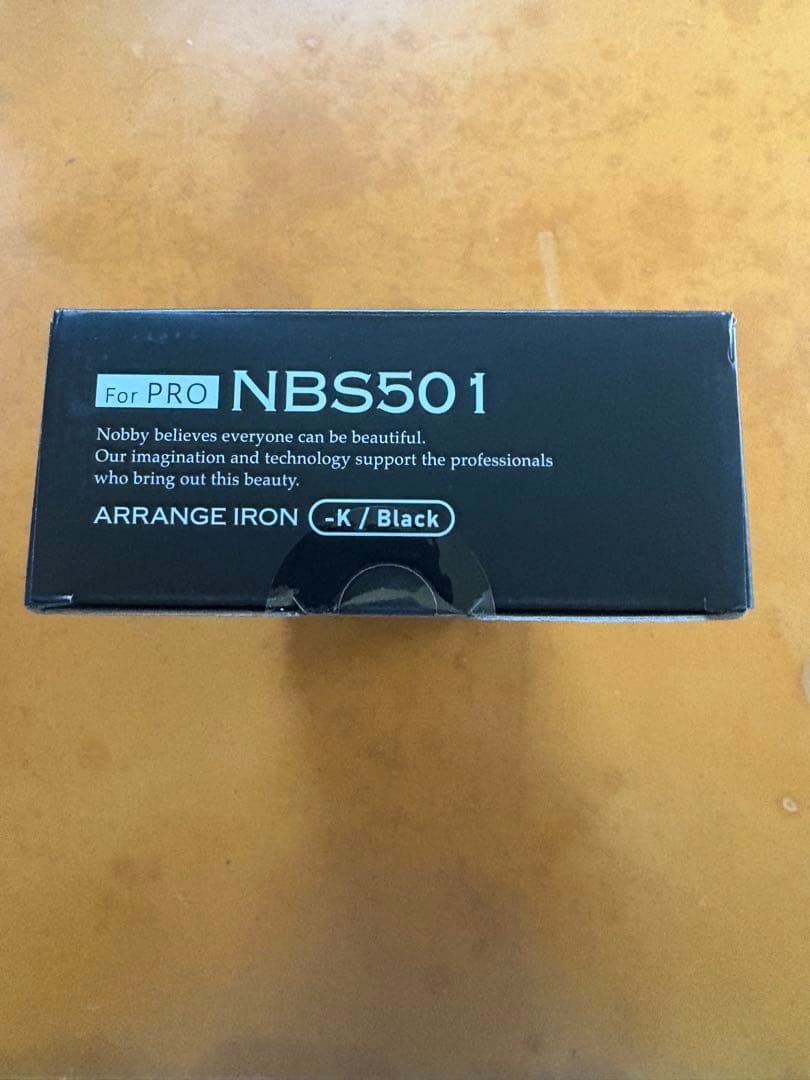 Nobby（ノビー）ストレートアイロン NBS501 ブラック