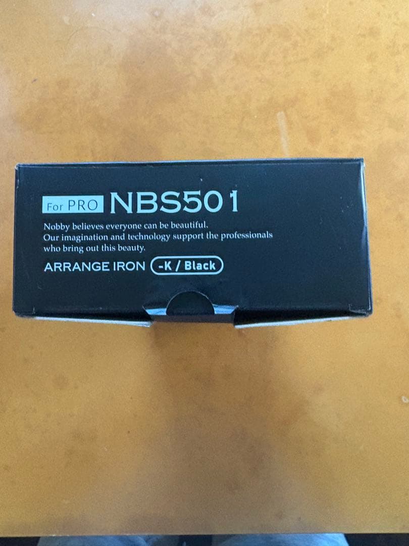 Nobby（ノビー）ストレートアイロン NBS501 ブラック