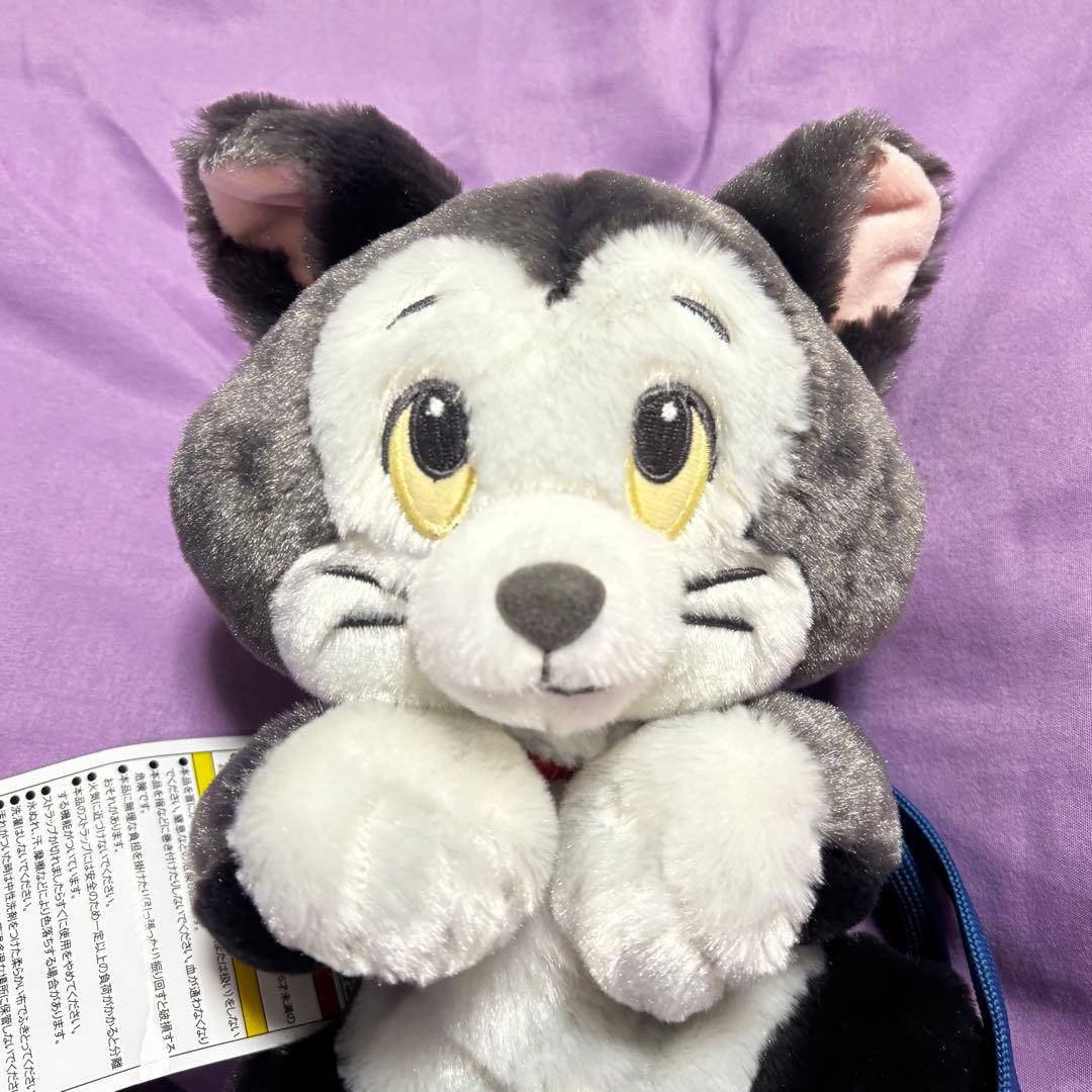 ピノキオ　ディズニー フィガロ ぬいぐるみ ポシェット ポーチ ショルダーバッグ