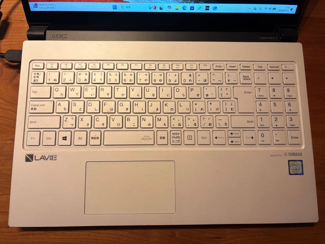 NEC 15.6型ノートパソコン LAVIE Direct NEXT