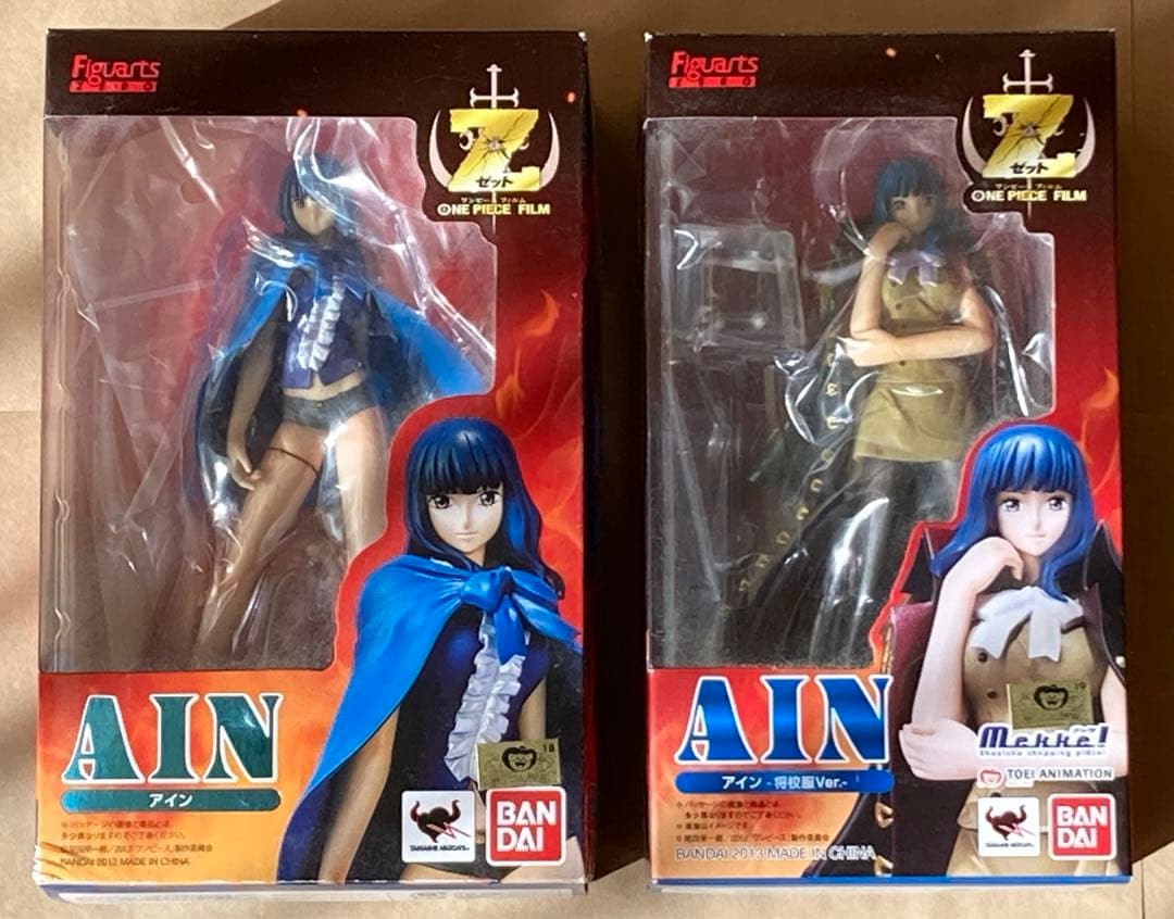 ワンピース　Figuarts ZERO　アイン　2種　欠陥（台座のダボ破損）あり