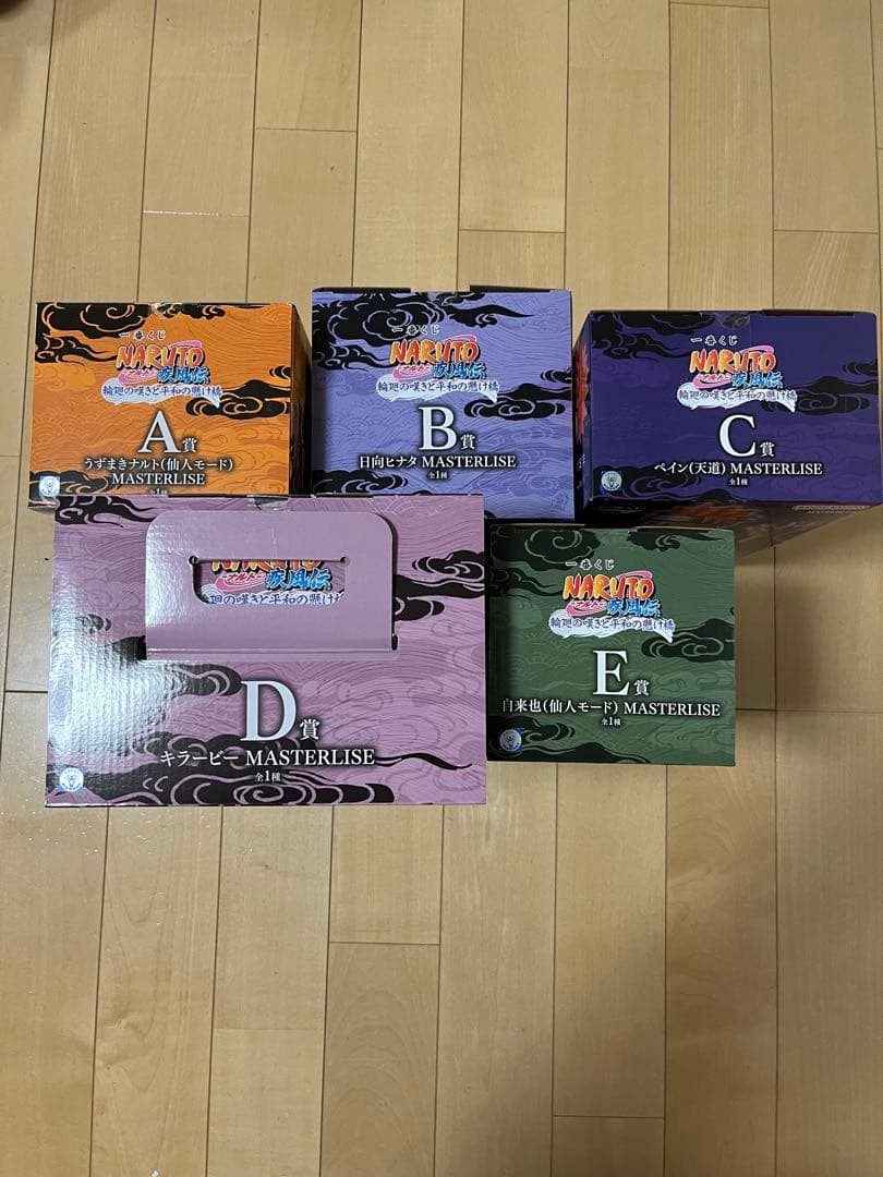 一番くじ ナルト 疾風伝 A賞・B賞・C賞・D賞・E賞・G賞・下位賞セット