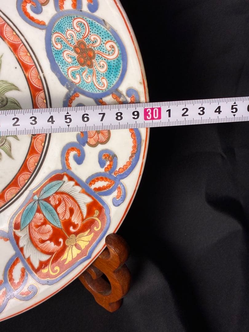 伊万里？獅子 色絵皿