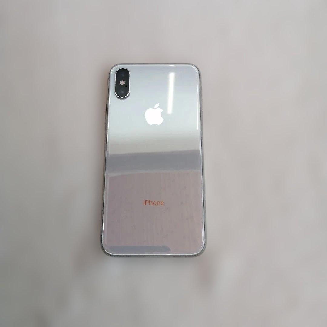 iPhone X 256GB シルバー （SIMロック解除済み）
