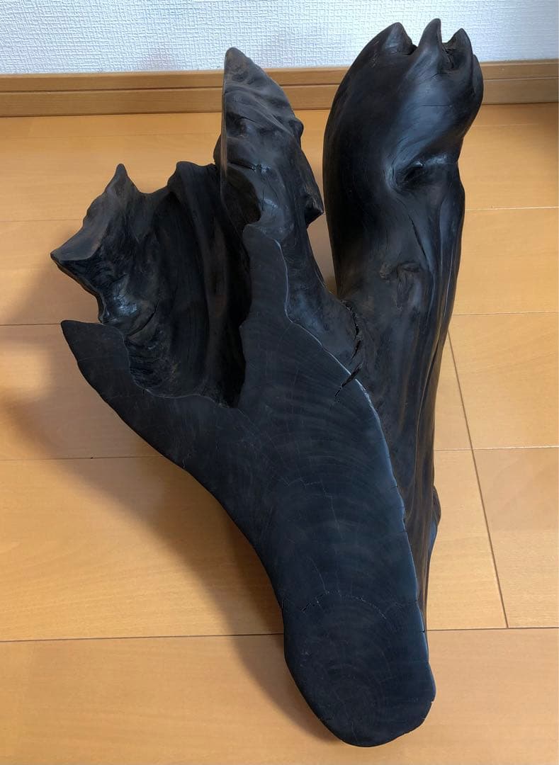 【銘木】小笠原桑 原木 磨き 希少 8.5kg 芸術品