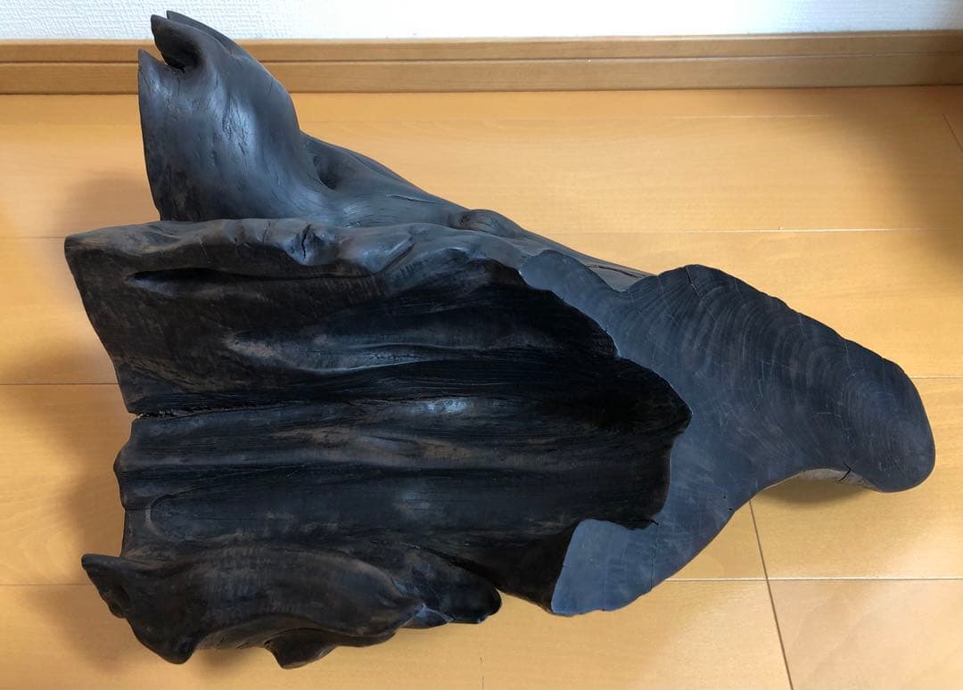 【銘木】小笠原桑 原木 磨き 希少 8.5kg 芸術品