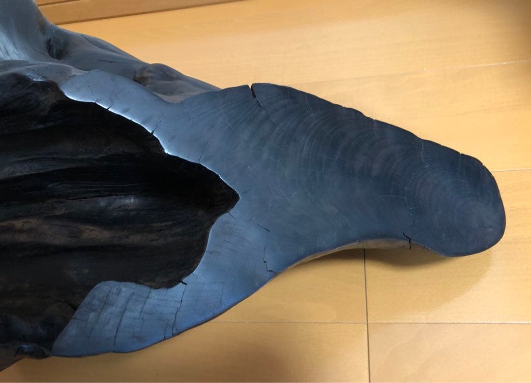 【銘木】小笠原桑 原木 磨き 希少 8.5kg 芸術品