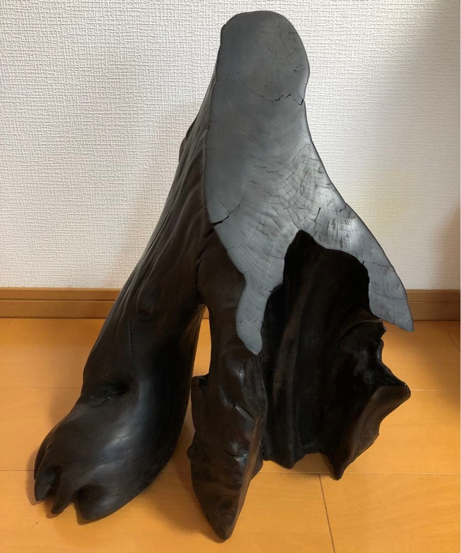 【銘木】小笠原桑 原木 磨き 希少 8.5kg 芸術品