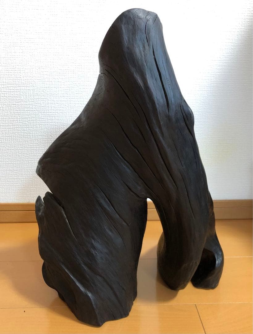 【銘木】小笠原桑 原木 磨き 希少 8.5kg 芸術品